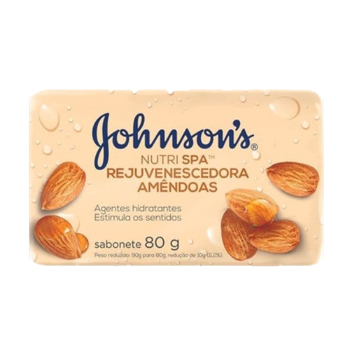 Sabonete Johnson`s Nutri Spa Rejuvenescedora Amêndoas 80g