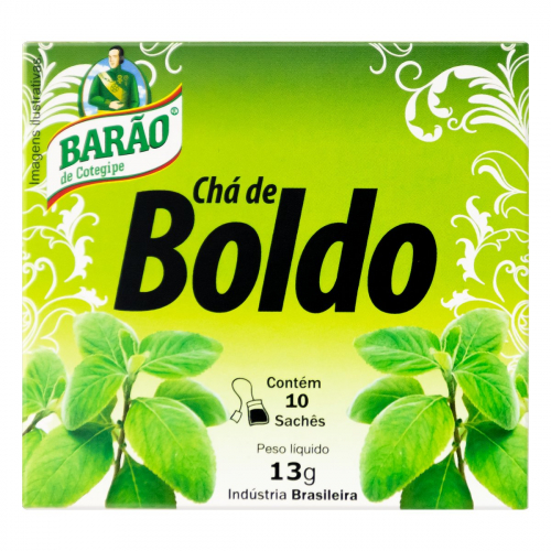 Chá Barão Boldo 13g Com 10 Sachês