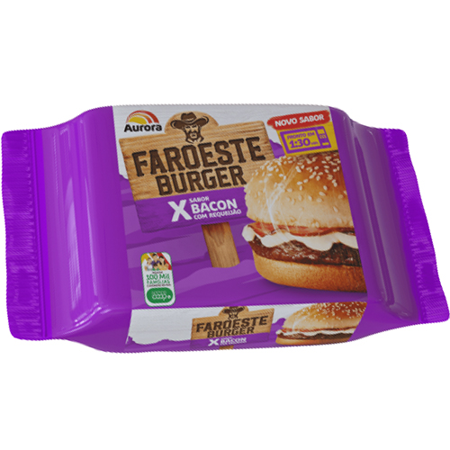 Lanche Aurora X-bacon C/requeijão 145g