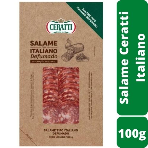 Salame Italiano Defumado Ceratti Fatiado 100g