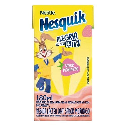 Bebida Lactea Nesquik Morango 180ml