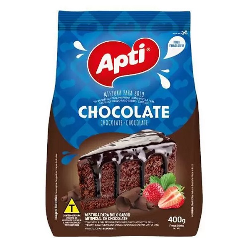 Mistura Bolo Apti 400g Chocolate