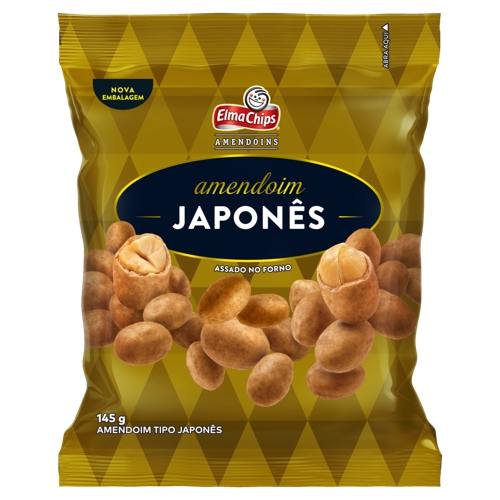 Amendoim Elma Chips Japonês 145g
