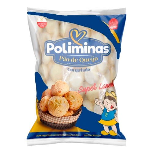 Pão De Queijo Tradição Minas Poliminas Congelado 1kg