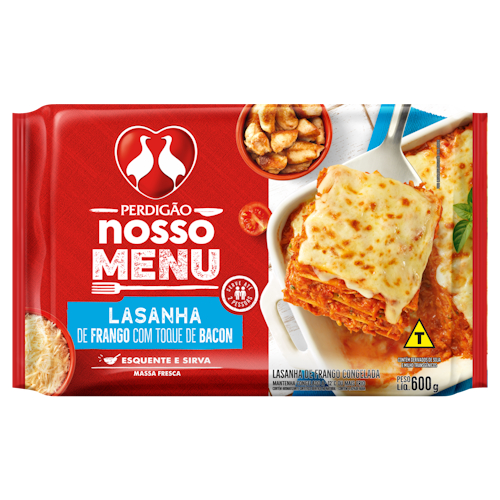 Lasanha Perdigao 600g Frango/bacon