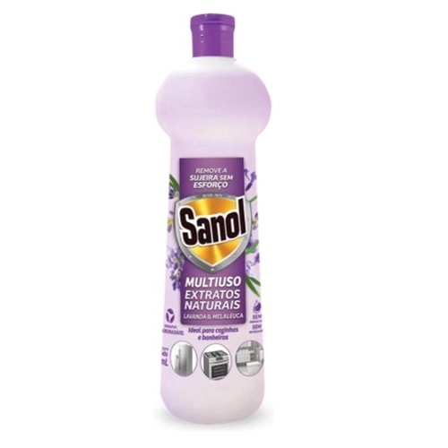 Limpador Sanol 500ml Extrat Natur Lavanda/melaleu
