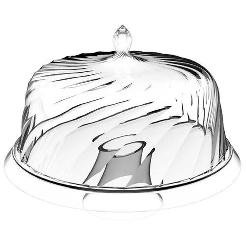 Porta Bolo Crippa Cristal 30cm C/pe
