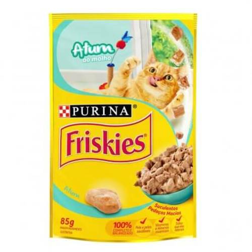 Ração Friskies Atum Ao Molho Sachê 85g