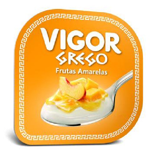 Iogurte Grego Vigor Frutas Amarelas 90g