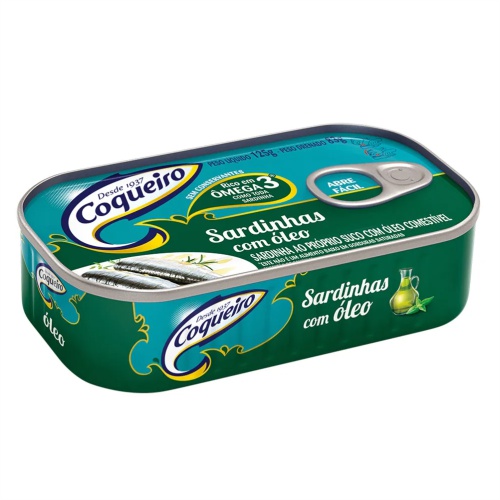 Sardinha Coqueiro Com Óleo Comestível Lata 125g
