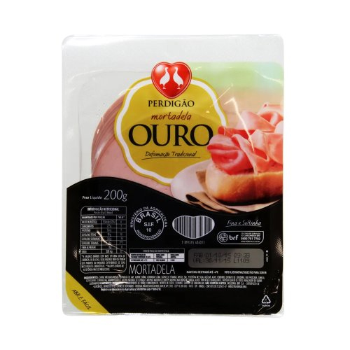 Mortadela Defumada Ouro Perdigao 200g
