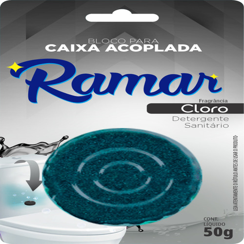 Bloco Caixa Acoplada Ramar 50g Cloro