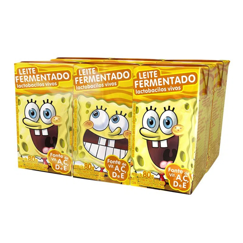 Leite Fermentado Elegê Bob Esponja 480g Tradicional